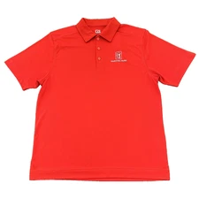 Cutter & Buck TPC Harding Park Golf Club Red Polo Size Men's Small NWT