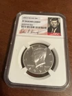 1996 S SILVER NGC PF 70 ULTRA CAMEO KENNEDY HALF DOLLAR, Signature Label