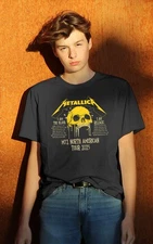 Reprint T-Shirt Metal M72 2025 North American Tour Concert Tee S-4XL