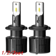 H7 LED Headlight Conversion Bulb Kit Hi/ Lo Beam 6000K Power CANbus Waterproof