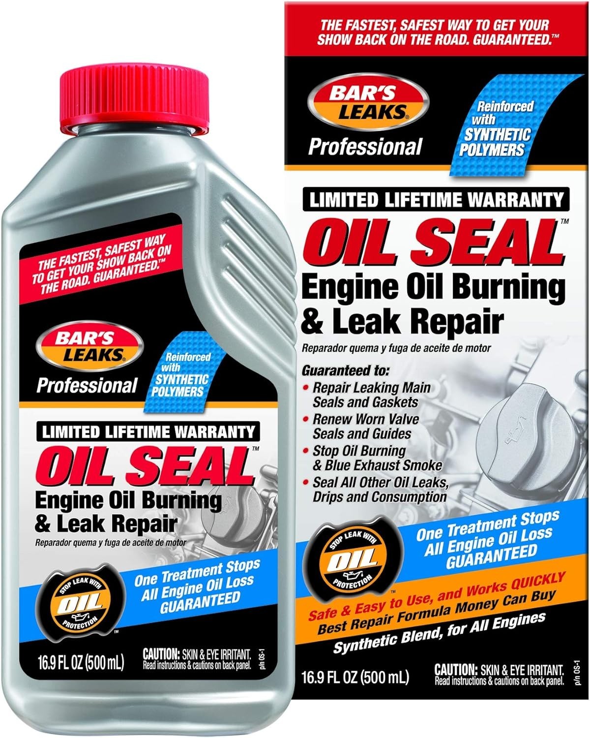 16.9 oz OS-1 Engine Oil Repair - Stop Leaks, Improve Performance in All Vehicles