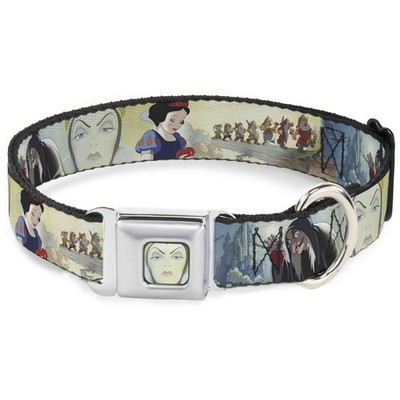 Dog Collar DYHF-Evil Queen Face CLOSE-UP Full Color Snow White/Dwarv (US IMPORT)