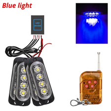 4In1 Wireless Emergency Strobe Daytime Driving Light Ultra Bright Led Warning Si