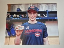 Cale Fleury Montreal Canadiens Unsigned Photo 8x10 Picture Hockey 1st NHL Goal 
