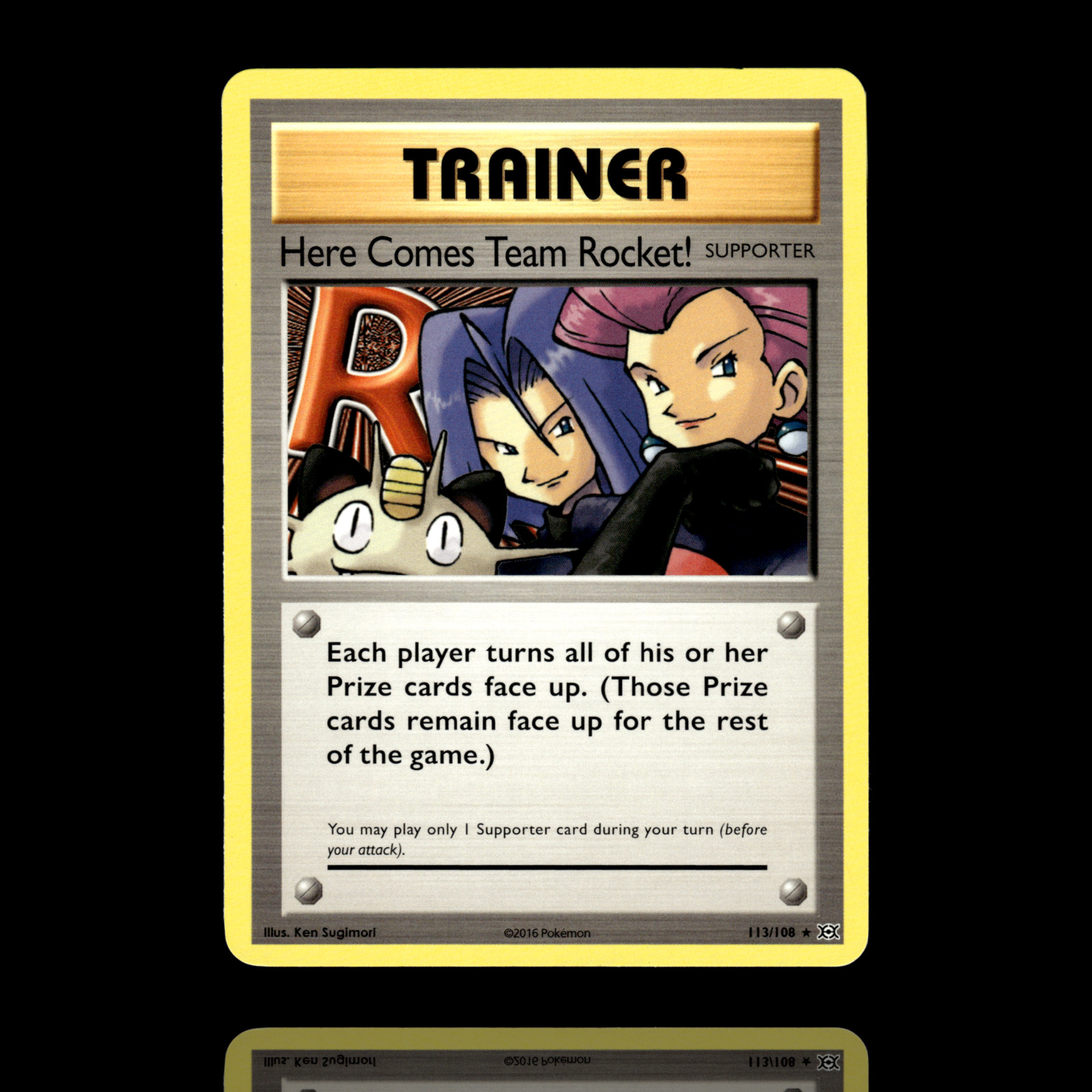 ▸ Here Comes Team Rocket | XY - Evolutions | Secret Rare | 113/108 | NM