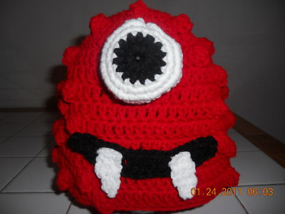 Character Crochet Shrek Ogre Ears Hat 