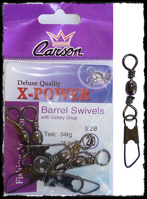 10 Pezzi Girelle Baril e Moschettoni Duo-Lock Dimensione 0