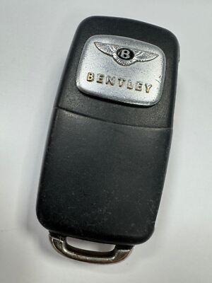 Original Bentley 3 Tasten Fernbedienung Klappschlüsselanhänger getestet & funktionsfähig 3W0959753AB