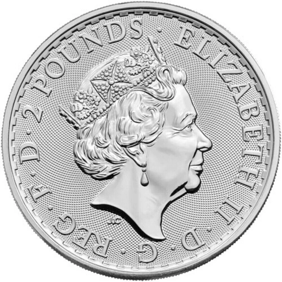 2023 Great Britain 1 oz .999 Fine Silver Britannia Queen Elizabeth BU - In Stock
