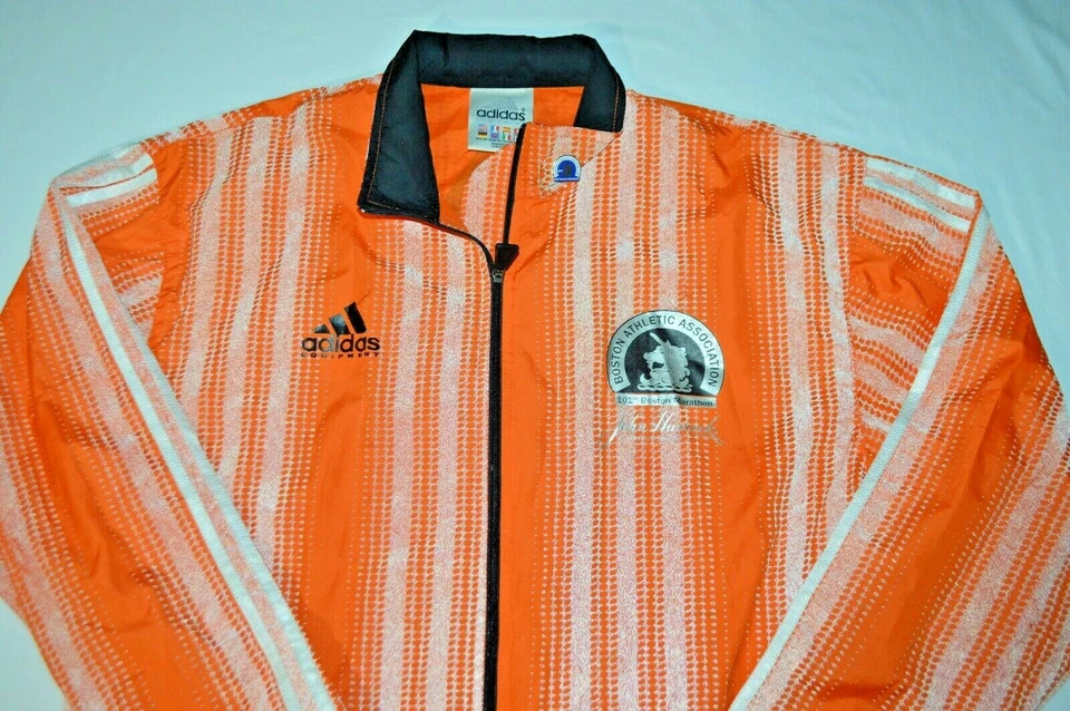 Boston Marathon BAA 1997 101st Jacket Adult L Adidas Running Windbreaker Vintage - Image 2 of 4