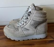 L.L Bean VTG G2 Thinsulate Womens Suede Laceup Trail Boot Taupe Grey Size 9 M