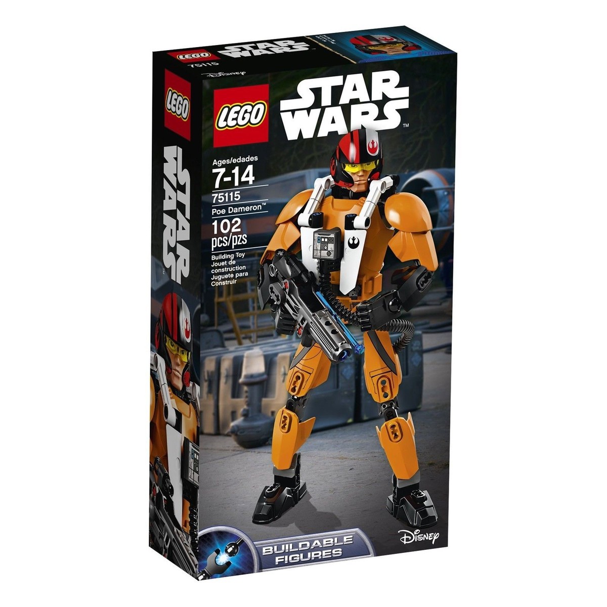 75115 POE DAMERON buildable figure star wars lego NEW legos set FORCE  AWAKENS
