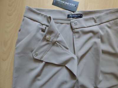 Rinascimento schöne auffällige Hose Gr. M in Beige, Stepp Jacke DAZU