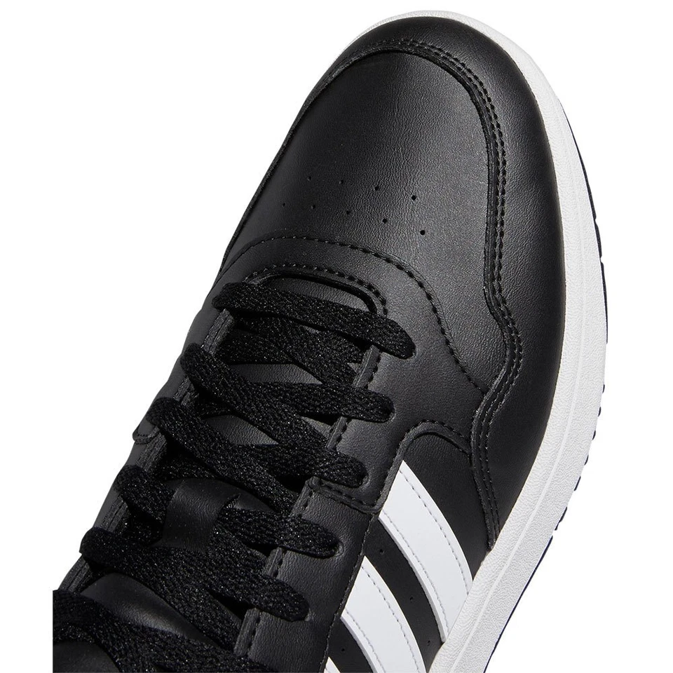 ADIDAS HOOPS 3.0 MID UOMO NERA GW3020 - Immagine 3 di 3