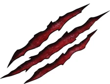3x Wound Cut Scratch Realistic Blood Sticker Decal for Car Truck Window Laptop