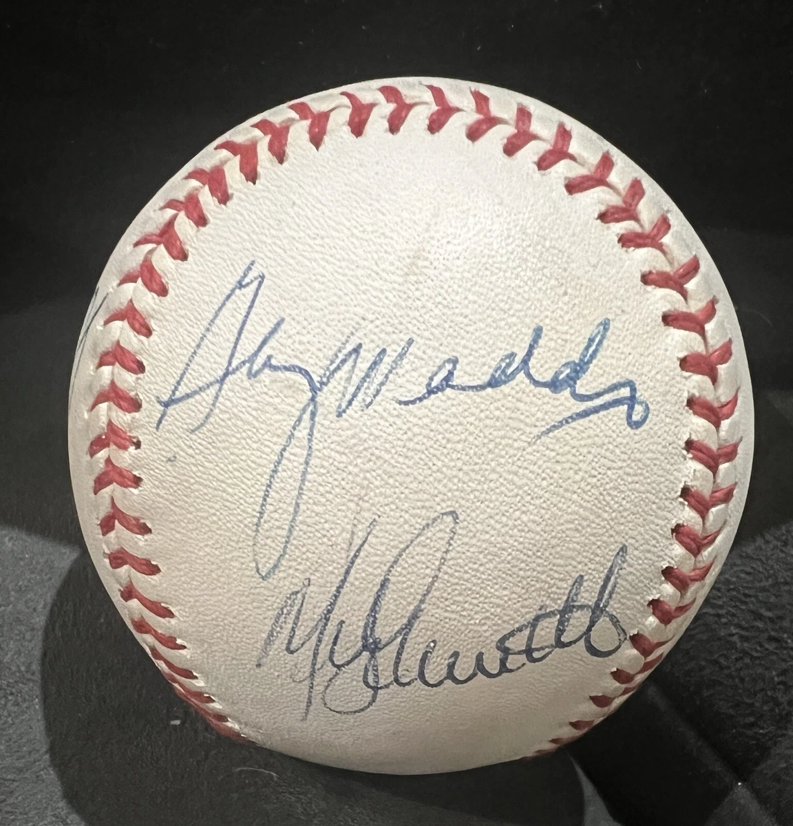 MLB「アーロン、メイズ、ジャクソン、シュミット」サインボール James Spence Authentication (JSA) Mike Schmidt Original