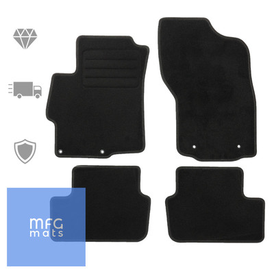 Fussmatten für Mitsubishi Lancer VIII CY 2007-2017 Fußmatten Autoteppiche BASIC