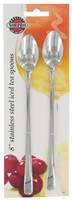 Norpro 8 ¼ Inch High Polished Stainless Steel Iced Tea Spoons - Set Of 2 on sale Norpro 8 ¼ Inch High Polished Stainless Steel Iced Tea Spoons - Set Of 2 on sale
