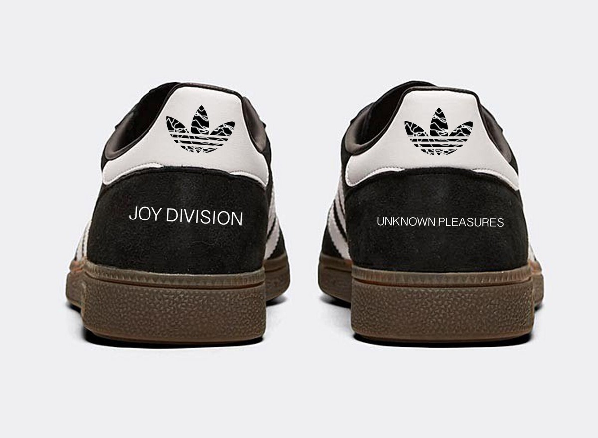 Joy Division Unknown Pleasures Adidas Custom Spezial black