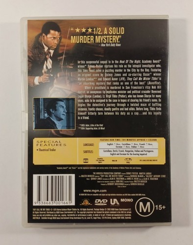 They Call Me Mister Tibbs (1970) DVD Region 4 VGC Mystery Drama Free Post - Picture 5 of 6