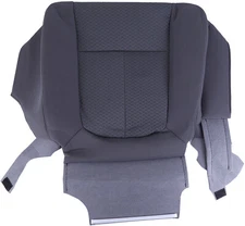 For FORD F-150 2011-2014 DRIVER BOTTOM SEAT COVER STEEL GRAY & Foam Cushion