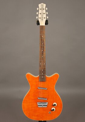 Danelectro 59 DIVINE Electric Guitar Flame Maple Double Cutaway Semi-Hollow