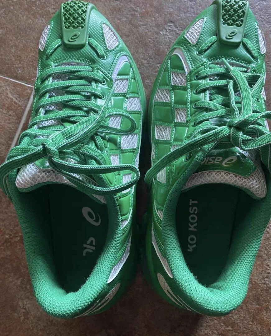 Men ASICS KIKO KOSTADINOV sneakers US 8.5 Gel Kiril green | eBay