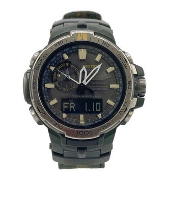 CASIO PRO TREK PRW-6000SG Quartz Men's Watch Black Dial Ana-Digi From Japan