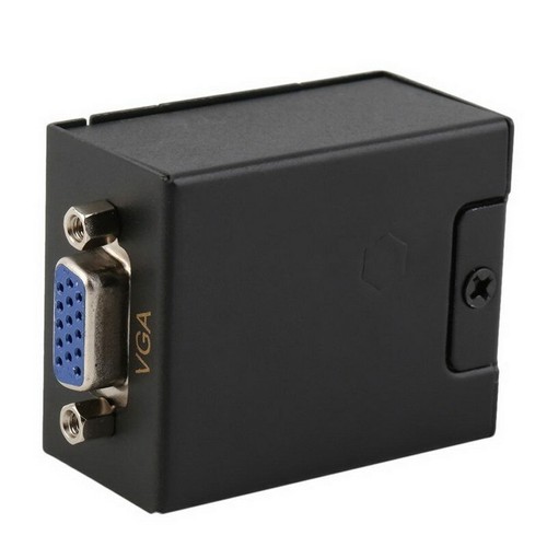 VGA Over Network Cable Adapter Extender Repeater RJ45 Cat5e Cat6 60M 1080P - Picture 3 of 8