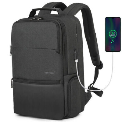 Tigernu Men Expandable 15.6-19inch Laptop Backpack Anti Theft Travel School bag