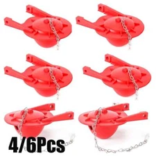 4/6Pcs Toilet Flapper Ultra High Performance Universal Flapper 3inch Flush Valve