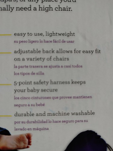 Penn State Nitney Lions Cozy Covers Portable Baby Easy Seat Highchair 6+mths - Picture 4 of 6