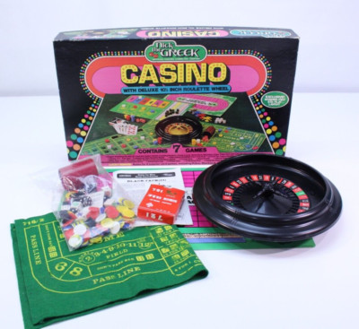 VTG 1978 Nick the Greek Casino 7 Games Horse Race, Roulette, Blackjack, Gambling