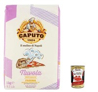 8X Farina Caputo Nuvola Pizza Napoli Pizzamehl FüR Leichten Teig 1Kg+Polpa 400G