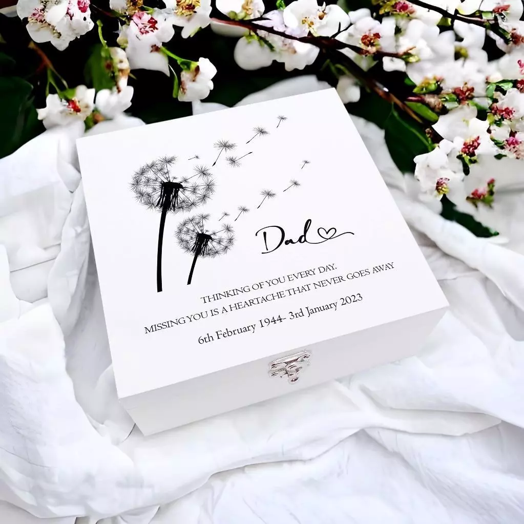 Dad keepsake hot sale box