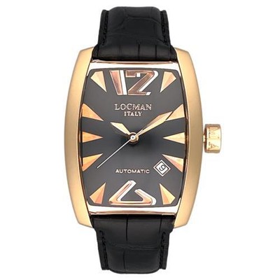 Locman Panorama REF. 152 100 Grams 18K Rose Gold ETA 2824-2 Mens Automatic Watch