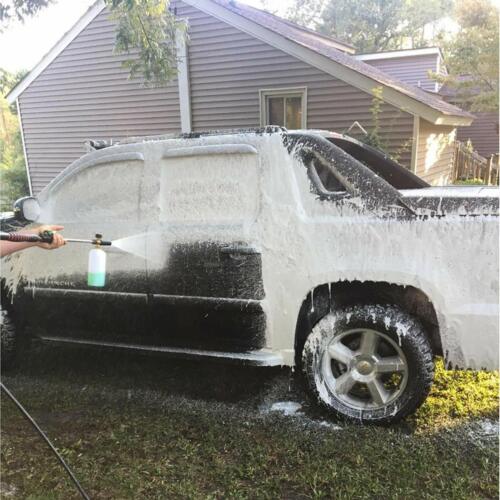 1/4" Snow Foam Lance Cannon Soap Bottle Sprayer Pressure Washer Gun Jet Car Wash - Picture 11 of 27