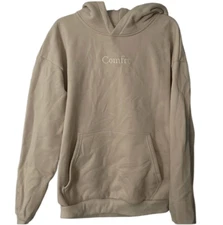 Comfrt Signature Fit Bone Sz Medium Hoodie
