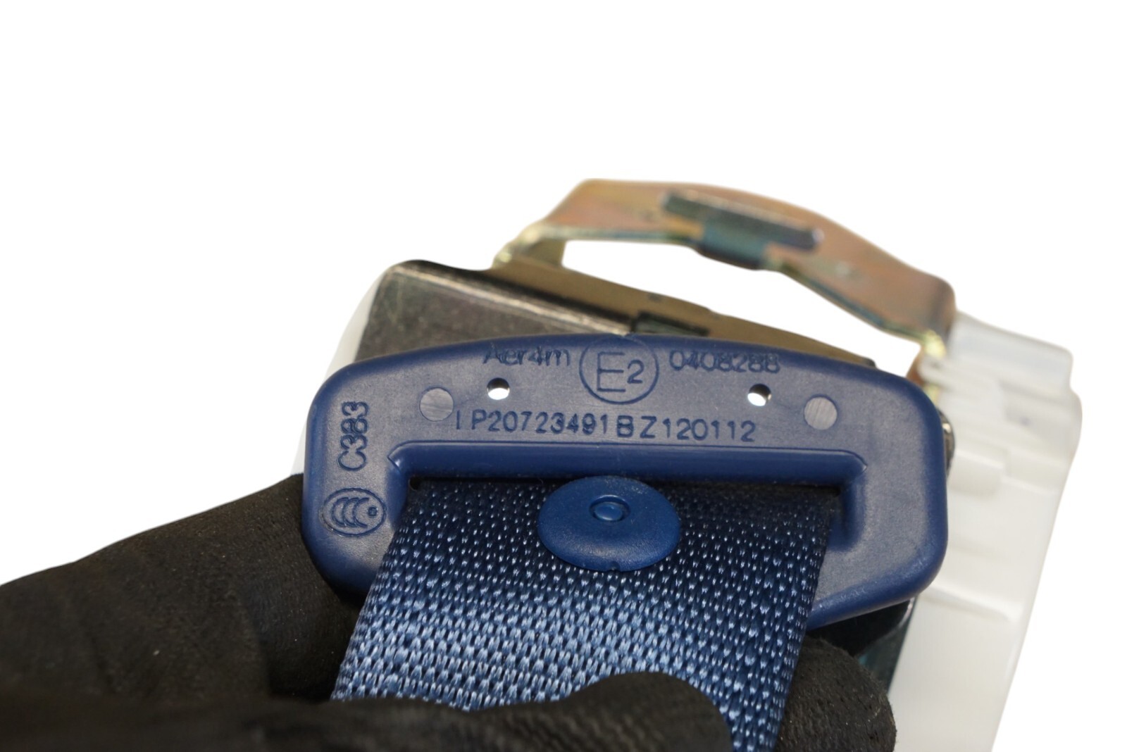2009 - 2014 FERRARI CALIFORNIA REAR RIGHT PASSENGER SIDE BLUE SEAT BELT OEM