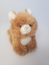 Vintage Jerry Elsner Jaspar Cat Plush Stuffed Animal Orange White Kitten 1046