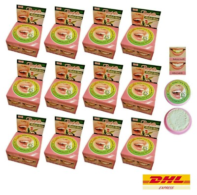 12x Rasyan ISME Herbal Clove Aloe Vera Guava leaf Toothpaste Extra White 25g