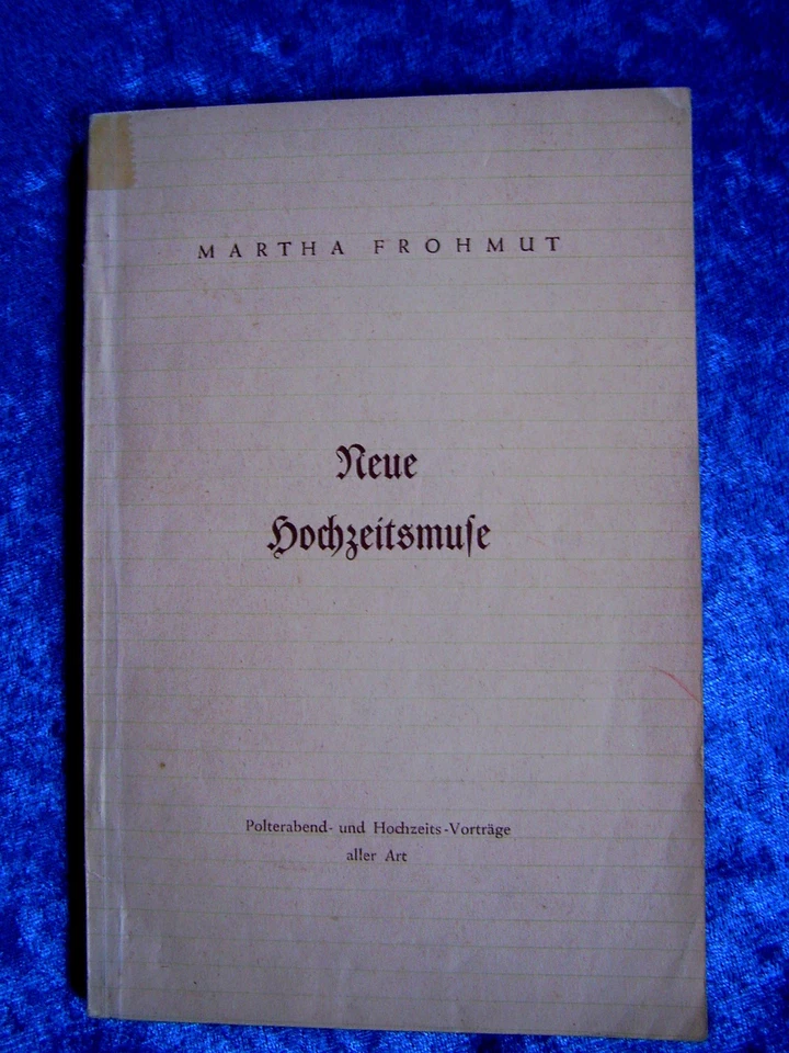 "Neue Hochzeitsmuse" von Martha Frohmut - Bild 1 von 1