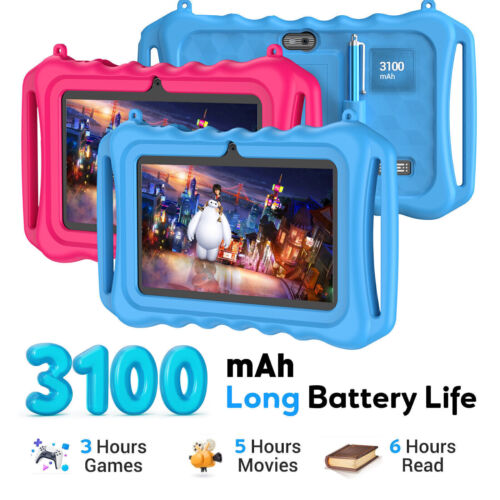 7 Inch WIFI Tablet Android Quad core Kids Tablet PC 3GB+32GB GMS Dual Camera FM - Picture 4 of 15