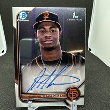 Ryan Reckley - Chrome Prospect Auto - 2022 Bowman Chrome - SAN FRANCISCO GIANTS