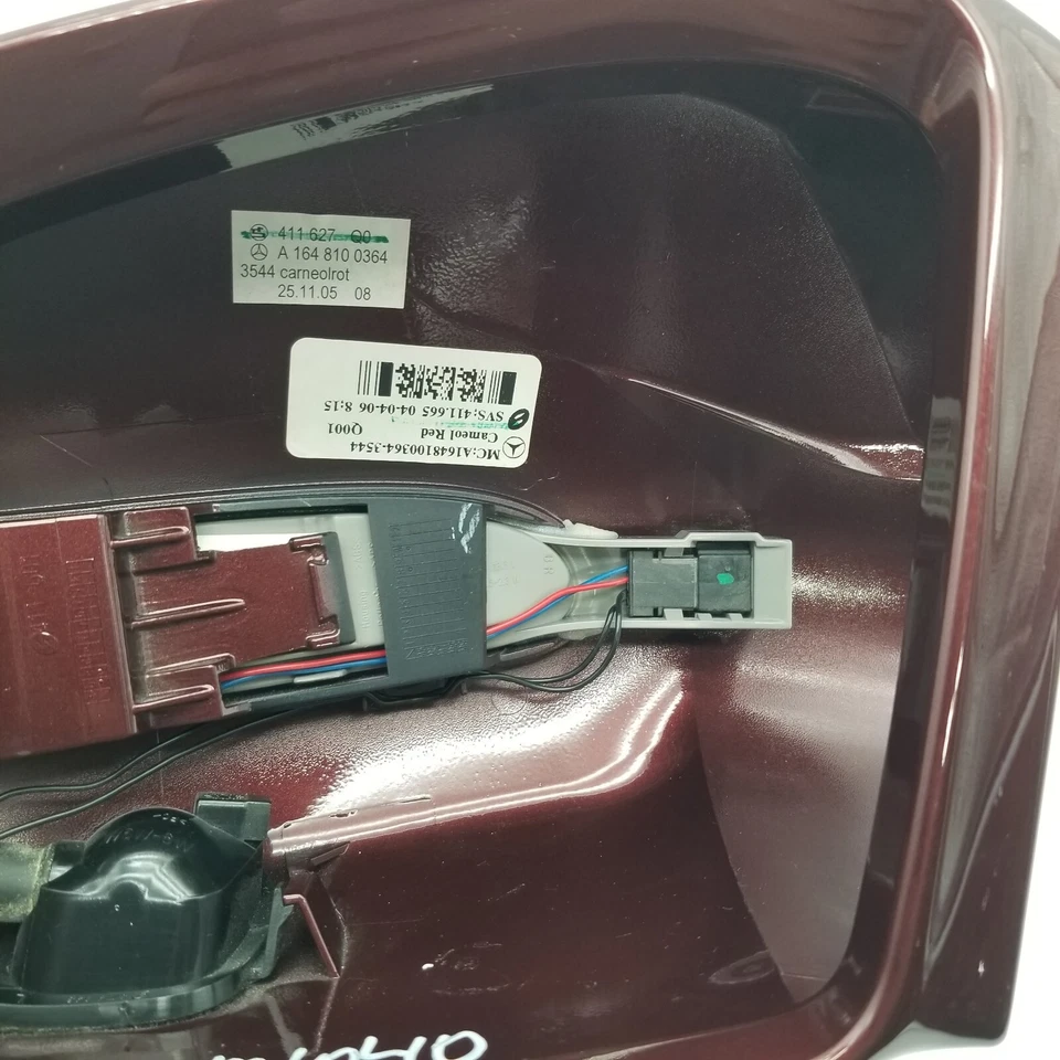 08-12 MERCEDES-BENZ GL550 TAPA ESPEJO RETROVISOR PUERTA DELANTERA IZQUIERDA A1648100364 CUBIERTA Foto 4 de 4