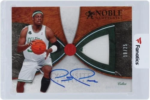Paul Pierce Celtics Signed 2006-07 Upper Deck Exquisite #NN-PP #18/25 Card - Image 3 of 3