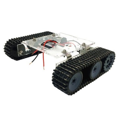 Acryl 33GB520 Motor DC9-12V Tankwagen Fahrgestell Raupen Kit DIY Roboter