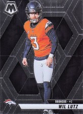 2025 Panini America, Inc. MOSAIC FOOTBALL WIL LUTZ #151 BRONCOS