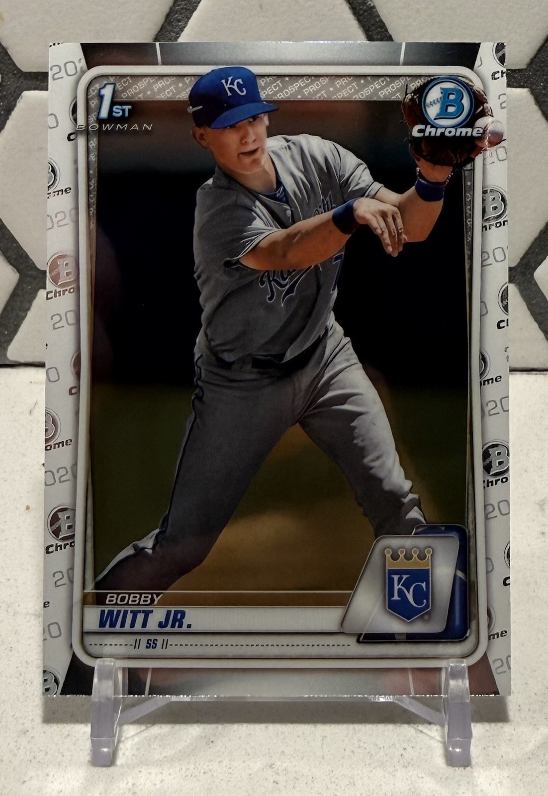2020 Bowman Bobby Witt Jr. Chrome Prospects #BCP-25 Royals