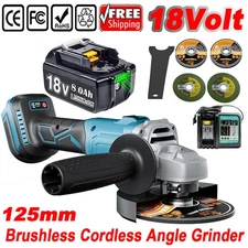 For Makita 18V Battery BL1860 Battery/Cordless Angle Grinder Brushless /Charger